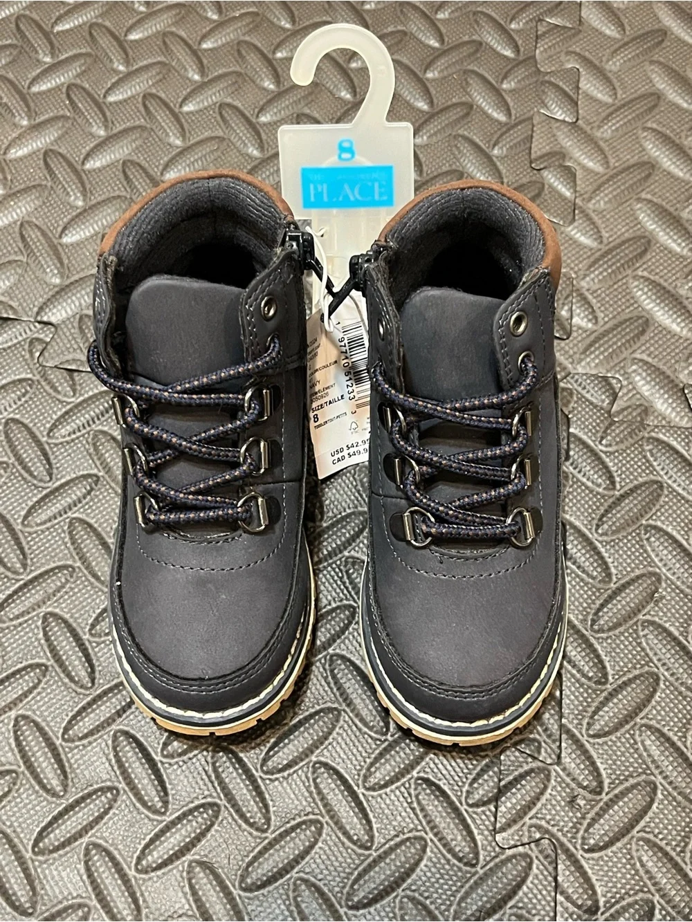 The Children's Place Navy Toddler Lace-Up Hiking Boots